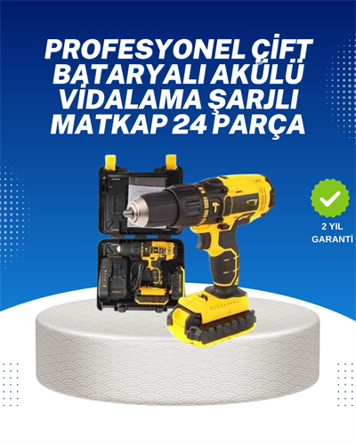Ev ve Atölye İçin 12V Akülü Matkap | Plastik Mandren ve Metal Şanzıman