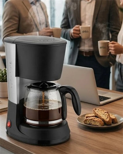 Ev ve Ofis İçin Filtre Kahve Makinesi 12 Fincan Kapasiteli Kahve Makinesi