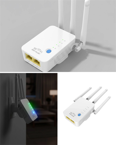 Ev ve Ofis İçin WiFi Güçlendirici WPS Düğmeli Güvenli Tekrarlayıcı