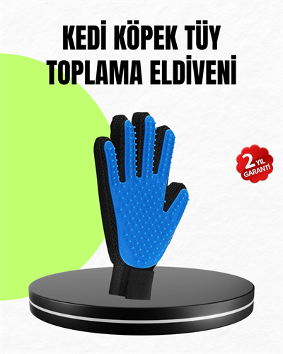 Evcil Hayvan Bakım Eldiveni – Masaj ve Tüy Toplama Özellikli Silikon Eldiven
