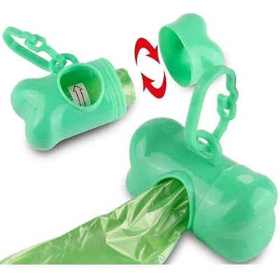 Evcil Hayvan Kaka Poşeti Taşıma Çantası- Plastik - Kancalı - Karışık Renk - 1 Adet