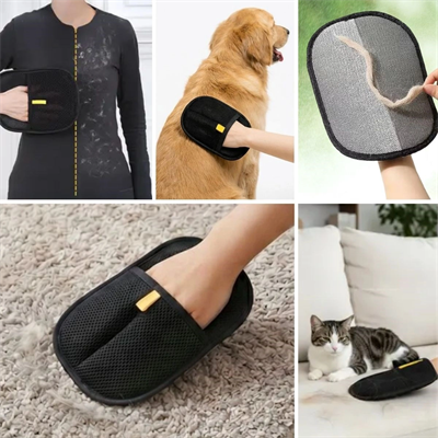 Evcil Hayvan Tüy Temizleme Eldiveni, Statik Mikro Tüy Toplayıcı Kedi Köpek Tüyü İçin Koltuk, Halı Ve Kıyafet Temizleme Eldiveni Bx40