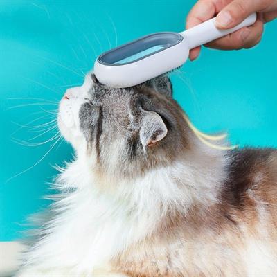 Evcil Hayvanlar İçin Çift Taraflı Pet Fırçası Nemli Tüy Tarama Tarağı (3936)