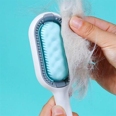Evcil Hayvanlar İçin Çift Taraflı Pet Fırçası Nemli Tüy Tarama Tarağı (3936)