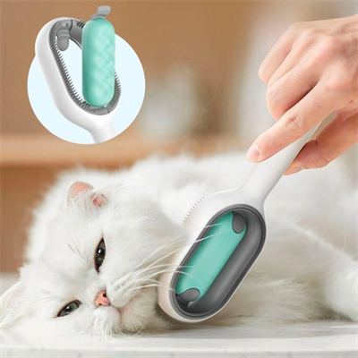 Evcil Hayvanlar İçin Çift Taraflı Pet Fırçası Nemli Tüy Tarama Tarağı Bx40