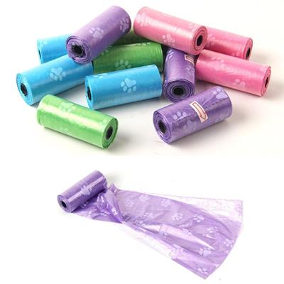 Evcil Hayvanlar Için Pati Desenli Kedi Köpek Kaka Poşeti Torbası (3936)