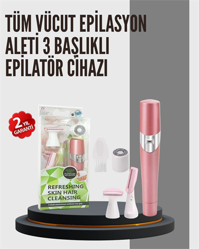 Evde Kolay Epilasyon İçin Taşınabilir Tüy Alma Cihazı