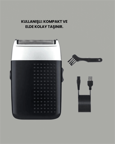 Evde Kuaför Konforu: USB Şarjlı Saç ve Sakal Kesme Makinesi