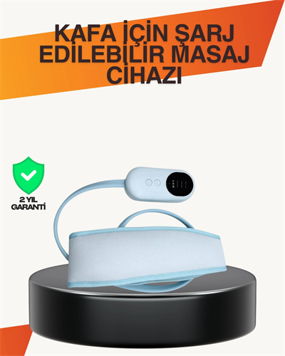 Evde Spa Etkisi Sunan Isıtmalı Baş Masaj Cihazı