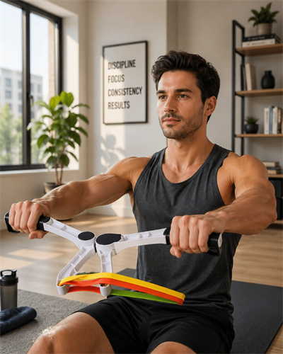 Evde Spor İçin Direnç Bantlı Üst Vücut Egzersiz Aleti