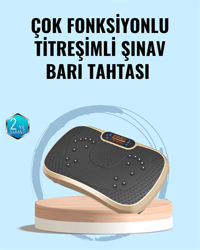 Evde Spor İçin Titreşimli Plate Fitness Platformu