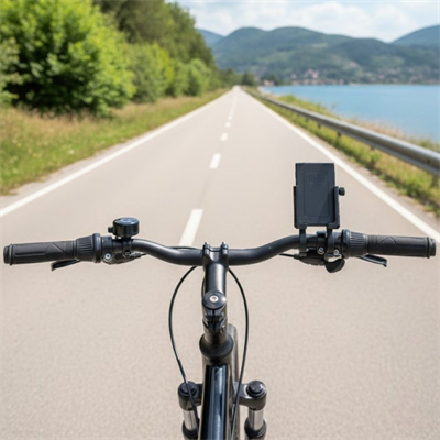 Evrensel Motosiklet Telefon Tutucu – Kaymaz, Kilitlenebilir Güvenli Tutuşlu, 360° Ayarlanabilir Gidon Bağlantılı Akıllı Telefon Aparatı