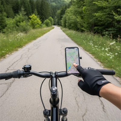 Evrensel Motosiklet Telefon Tutucu – Kaymaz, Kilitlenebilir Güvenli Tutuşlu, 360° Ayarlanabilir Gidon Bağlantılı Akıllı Telefon Aparatı Bx40