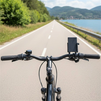 Evrensel Motosiklet Telefon Tutucu – Kaymaz, Kilitlenebilir Güvenli Tutuşlu, 360° Ayarlanabilir Gidon Bağlantılı Akıllı Telefon Aparatı Bx40