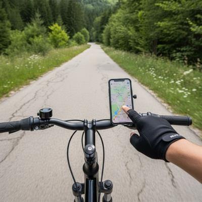 Evrensel Motosiklet Telefon Tutucu – Kaymaz, Kilitlenebilir Güvenli Tutuşlu, 360° Ayarlanabilir Gidon Bağlantılı Akıllı Telefon Aparatı (3936)