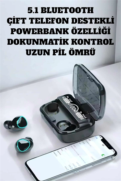 Extra Bass ve HD Ses ile Üstün Bluetooth 5.3 Kablosuz Kulaklık