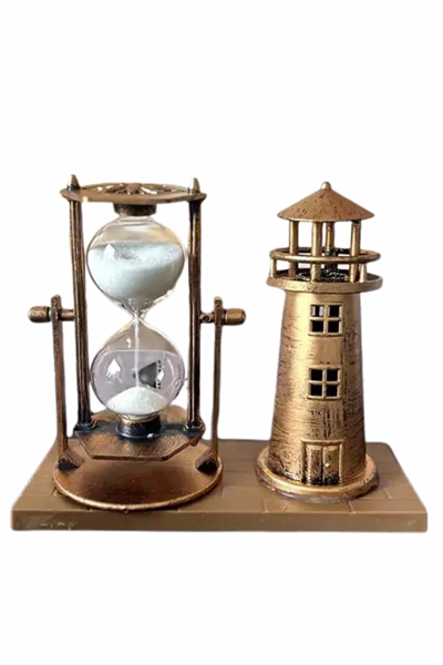 Eyfel Kulesi ve Deniz Feneri Dekoratif Masa Biblosu Hediyelik