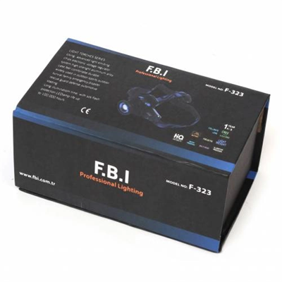 F.b.ı F-323 Q5 Led Lityum Polimer Su Geçirmez Şarjlı Kafa Feneri