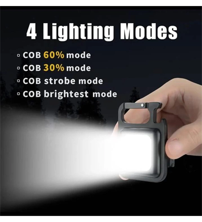 F.b.ı F.20a Mıknatıslı Kamp Feneri El Feneri 800 Lümen 30 Cob