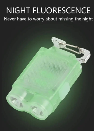 F.b.ı V15 Edc El Feneri 1200lm Anahtarlık Işık Tip-c Şarj Edilebilir Taşınabilir Mini Torch Mıknatıs Klips Ile Kamp Cep Fener