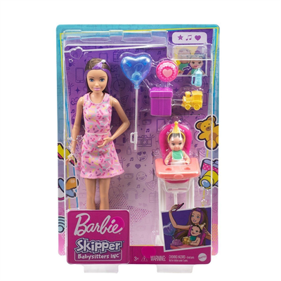 FHY97  Bebek Bakıcısı Bebeği ve Aksesuarları Oyun Seti