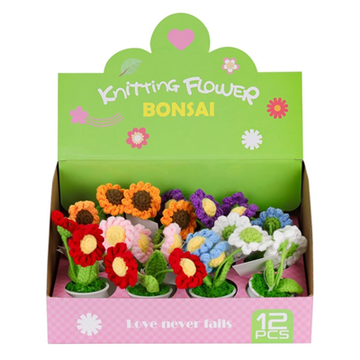 FL-3 12Lİ Kroşe Örgü Ayçiçeği -Birliktoys