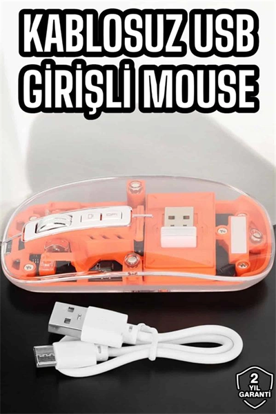 Fare Mouse Çift Modlu Kablosuz Bağlantılı 2.4GHz Destekli Yeni Nesil