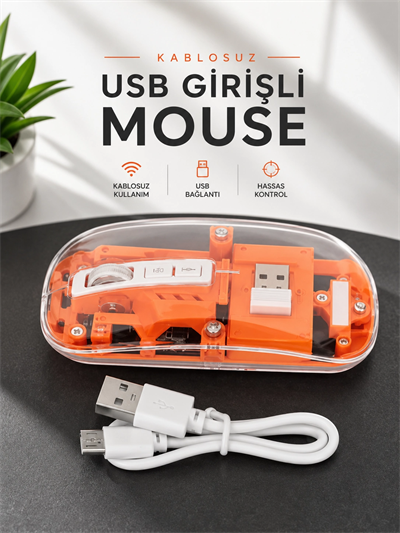 Fare Mouse Çift Modlu Kablosuz Bağlantılı 2.4GHz Destekli