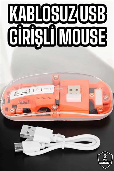 Fare Mouse Çift Modlu Kablosuz Bağlantılı 2.4GHz Destekli