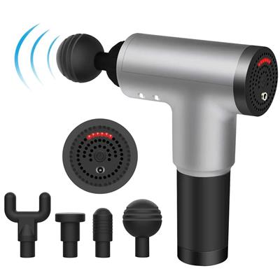 Fascial Gun RH-320 6 Kademe Hız Ayarlı, 4 Parça Başlıklı, Usb Şarjlı, Masaj Tabanca Aleti (3936)
