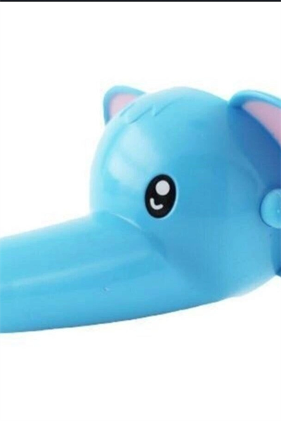 Fil Figürlü 11x9x7 cm Musluk Uzatıcı Başlık Aparatı, 1 Adet Çocuk El Yıkama BX-313474