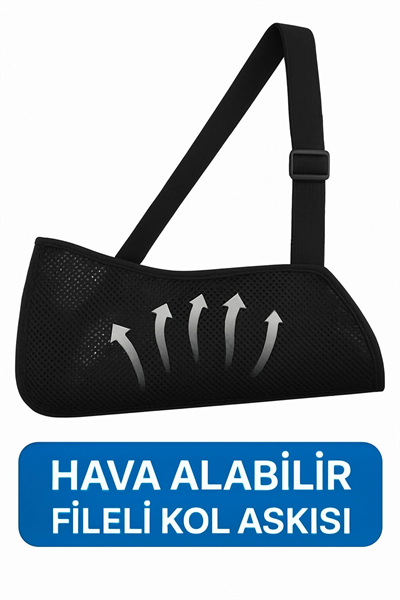 Fileli Hava Alan Ortopedik Kol Askısı Ayarlanabilir Kol Sabitleyici Destek Aparatı
