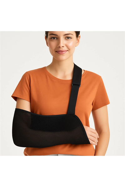 Fileli Ortopedik Kol Askısı Ayarlanabilir Hava Alan Kırık Çıkık İncinme için Kol Sabitleyici Destek