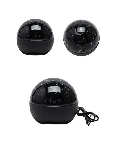 Fişli Yıldız Projektör Gece Lambası Müzikli