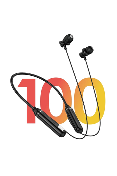 Fitness Tutkunu Boyundan Askılı Bluetooth Kulaklık 130 Saat Çalma Süresi
