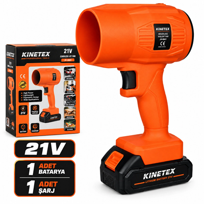 Fön Model Şarjlı Hava Üfleyici Fan Körük 21v - 220-240v Toz-kar-mangal Üfle - Pet Kurut Üfleme Ktx-3463 Bx40