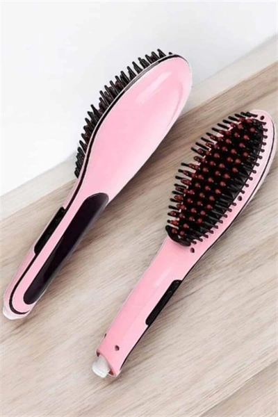 Fön Tarağı Saç Düzleştirici Sıkı Dişli Isı Ayarlı Elektriklenme Karşıtı