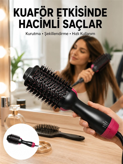 Fön Tarak 1200 W Saç Şekillendirici Saç Düzleştirici Saç Kurutma Yeni Nesil