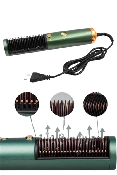 Fön Tarak Düzleştirici Seramik Kaplama Fön Makinesi Saç Kurutma