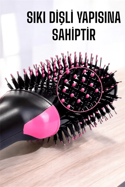 Fön Tarak Elektriklenmeyi Önleyen ve Parlaklık Veren Saç Şekillendirici