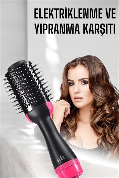 Fön Tarak Elektriklenmeyi Önleyen ve Parlaklık Veren Saç Şekillendirici