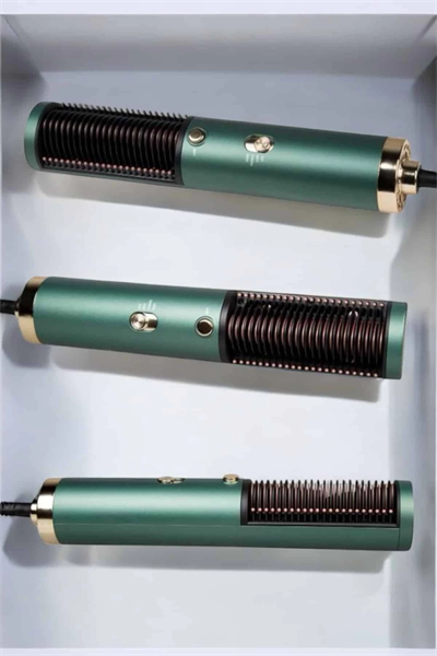 Fön Tarak Saç Düzleştirici Üflemeli Fön Makinesi Sıkı Dişli Taşınabilir