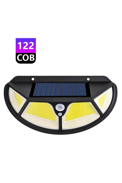Fonksiyonel Sensörlü 102 Ledli Solar Bahçe Lambası