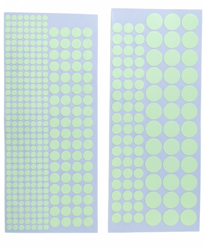 Fosforlu Etiket Karanlıkta Işık Veren Yıldız Tozu Etiketleri