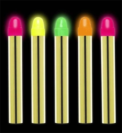 Fosforlu Glow Parti Boyası 6’lı – Karanlıkta Parlayan Yüz Boyası