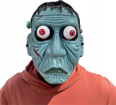 Frankenstein Temalı Sallanan Oynar Gözlü Maske Bx40