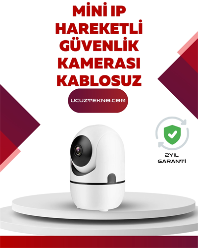 Full HD 1080P Kablosuz Güvenlik Kamerası – Hareket Takip, Gece Görüşü ve İki Yönlü Ses Özellikli