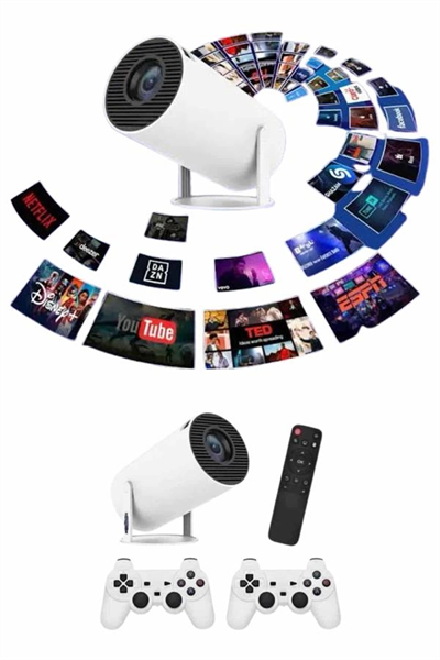 Full HD 8 GB Ayaklı Çift Kollu 4K Video Oyun Konsolu Taşınabilir Yeni Nesil