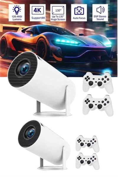 Full HD 8 GB Ayaklı Çift Kollu 4K Video Oyun Konsolu Taşınabilir Yeni Nesil
