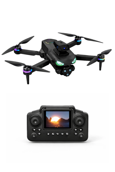 Full HD Görüntü Akıllı Geri Dönüş Özellikli 1000 Metre Menzilli Ekranlı Drone Kumandası